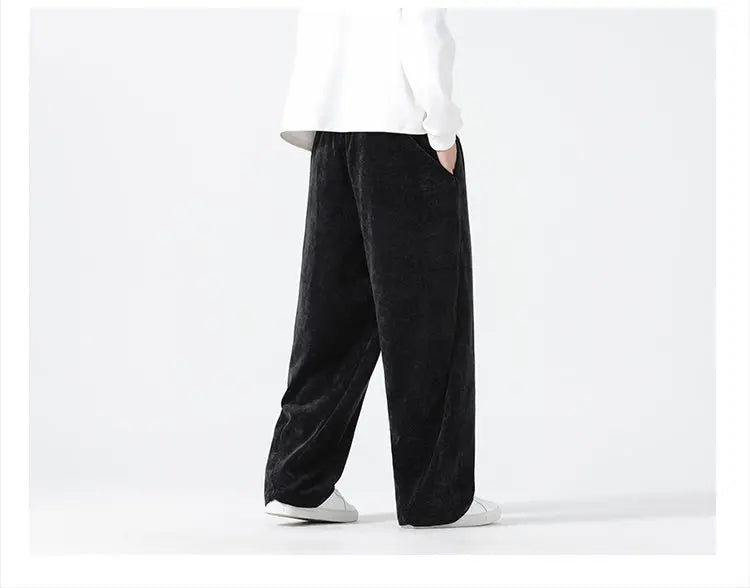 Men's Velvet Loose Trousers